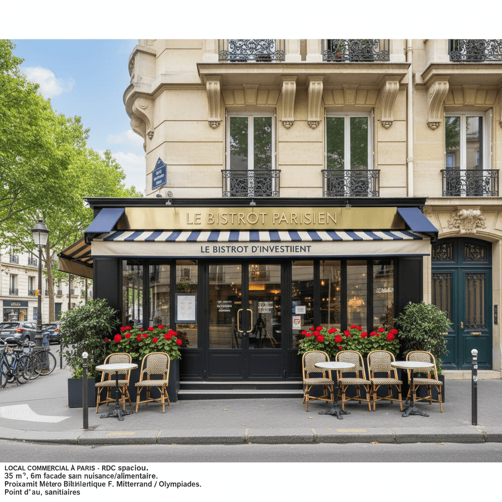 Local Commercial à Paris - Opportunité d'Investissement