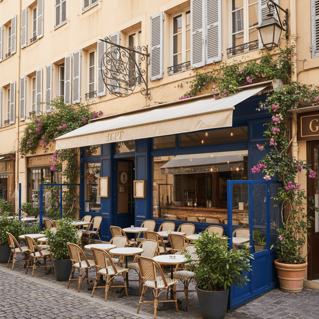 Restaurant 90m² à Nice : terrasse - licence IV