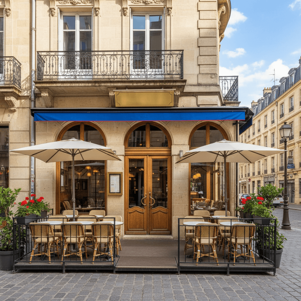 Bar-brasserie à Bordeaux : terrasse - licence IV