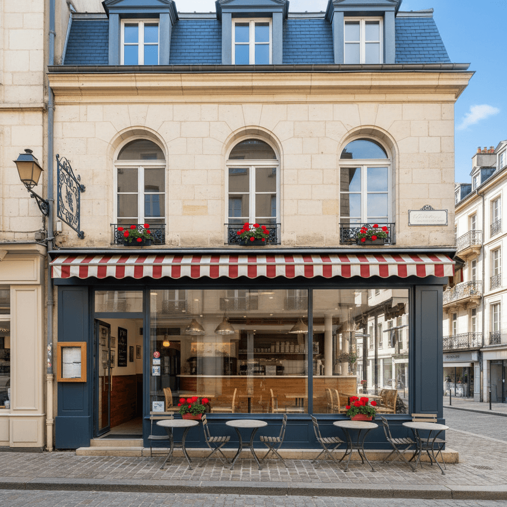 Fast-food 336m² à Grenoble : terrasse - licence IV