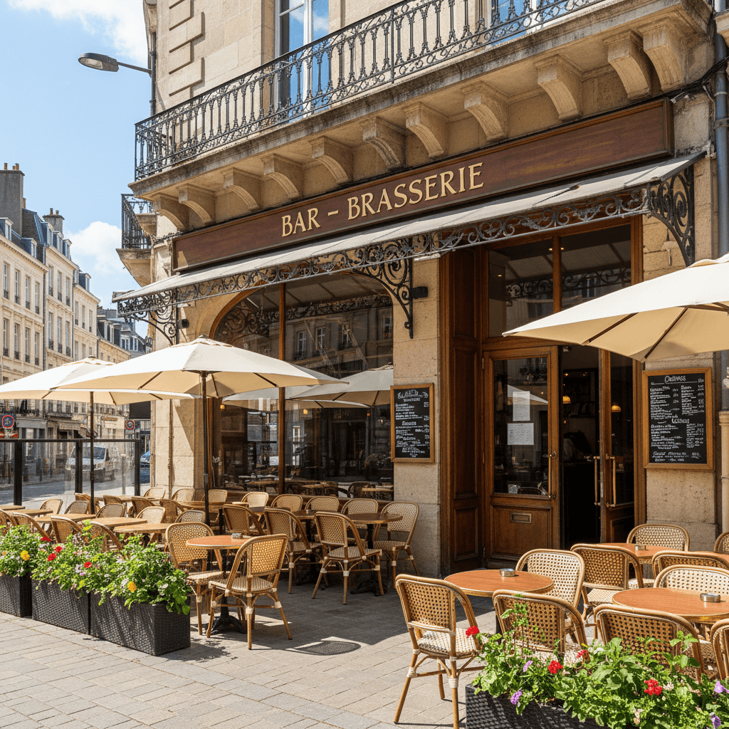 Bar-brasserie à Nantes : terrasse - licence IV