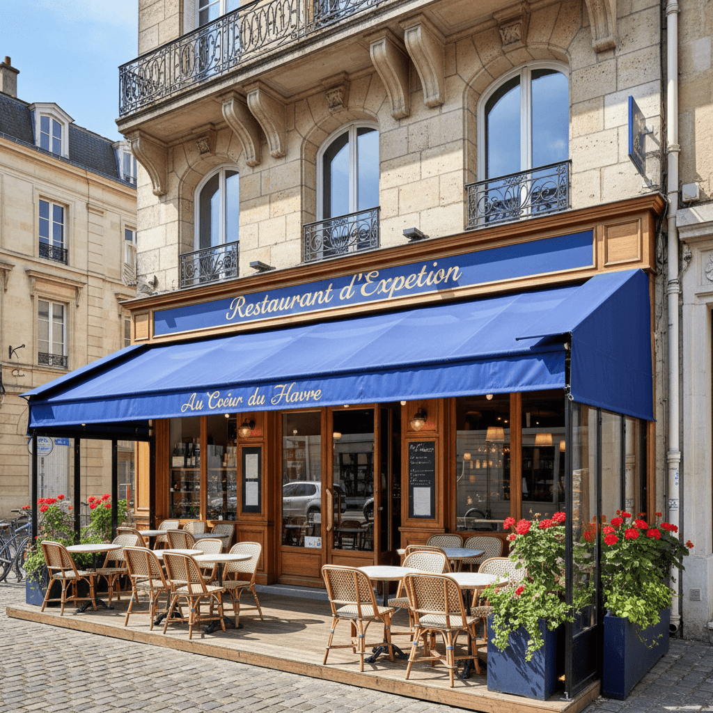 Restaurant 200m² à Le Havre : terrasse - licence IV