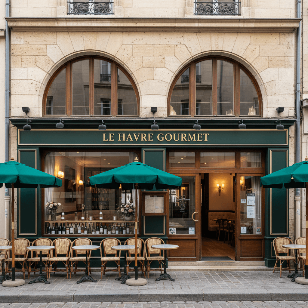 Restaurant à Le Havre : cuisine équipée - cave/réserve