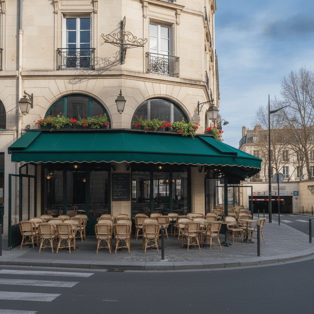 Bar-brasserie 240m² à Nantes : terrasse - licence IV