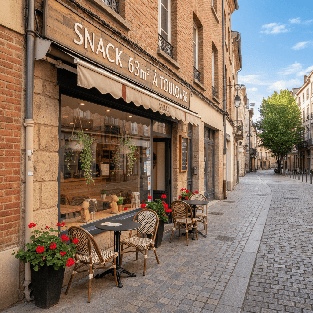 Snack 63m² à Toulouse