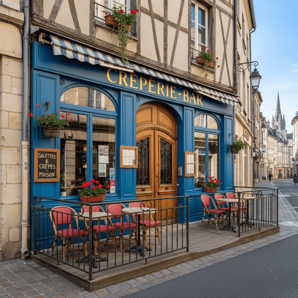 Restaurant à Rouen : terrasse - licence IV
