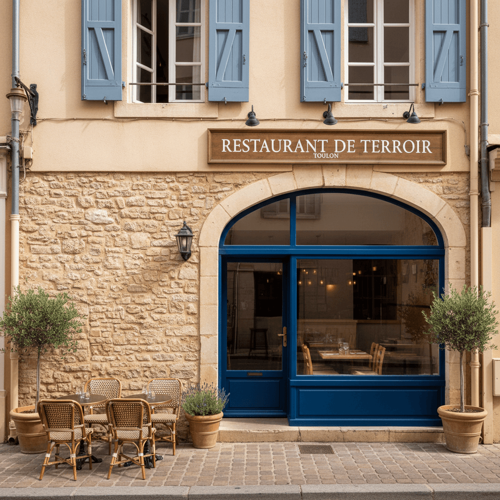 Restaurant à Toulon : terrasse - extraction