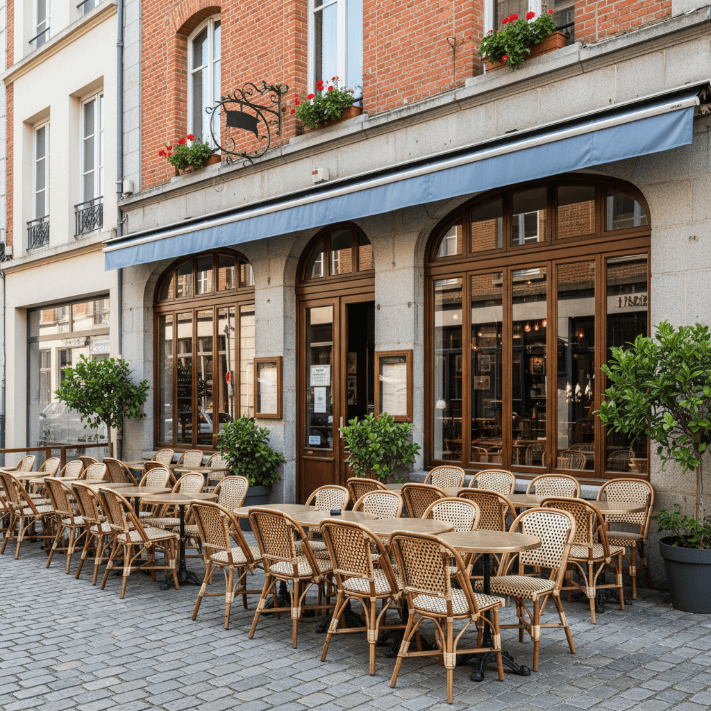 Bar-brasserie à Lille : terrasse - licence IV