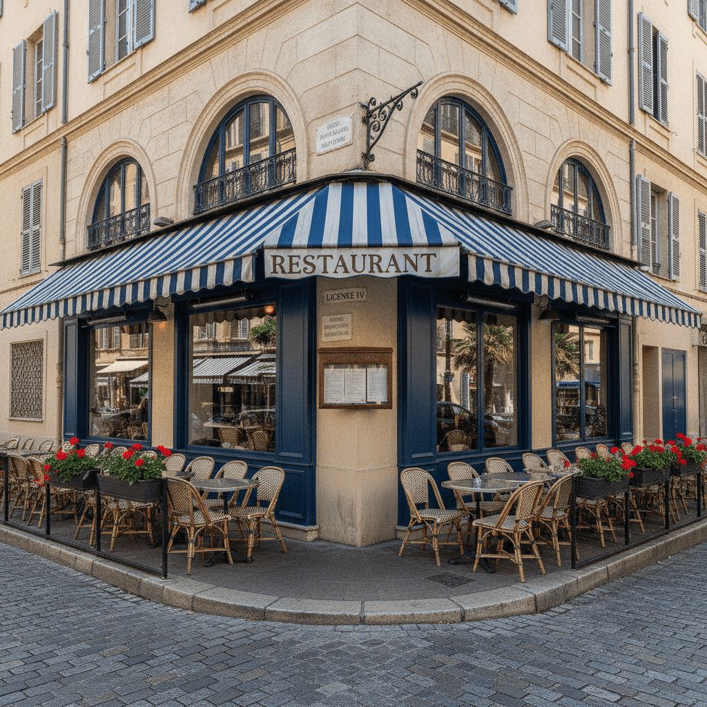 Restaurant 100m² à Nice : terrasse - licence IV