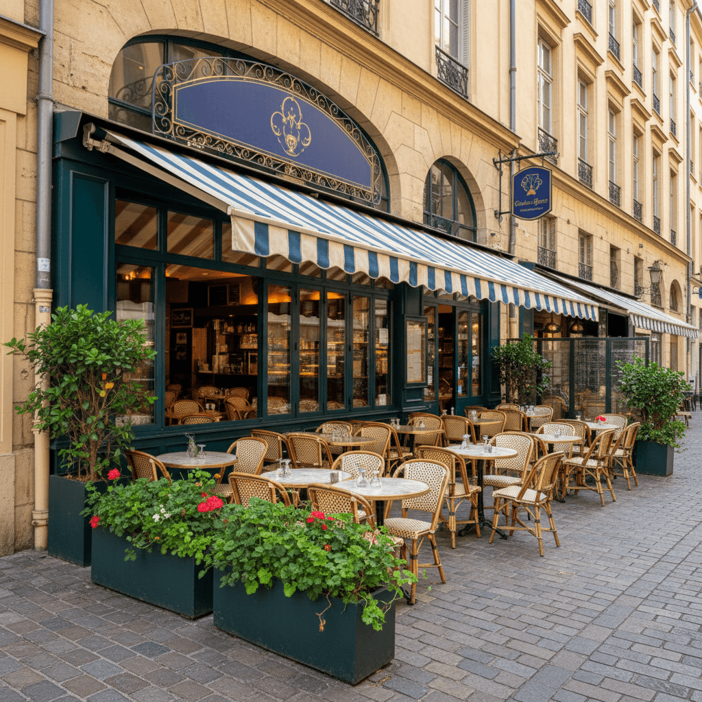 Restaurant 135m² à Lyon : terrasse - licence IV