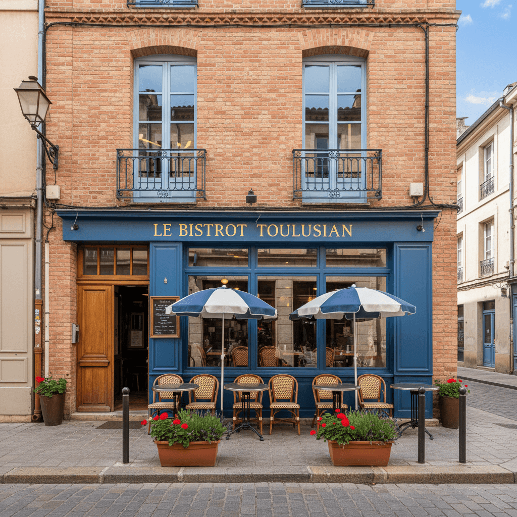 Restaurant 145m² à Toulouse : terrasse - extraction