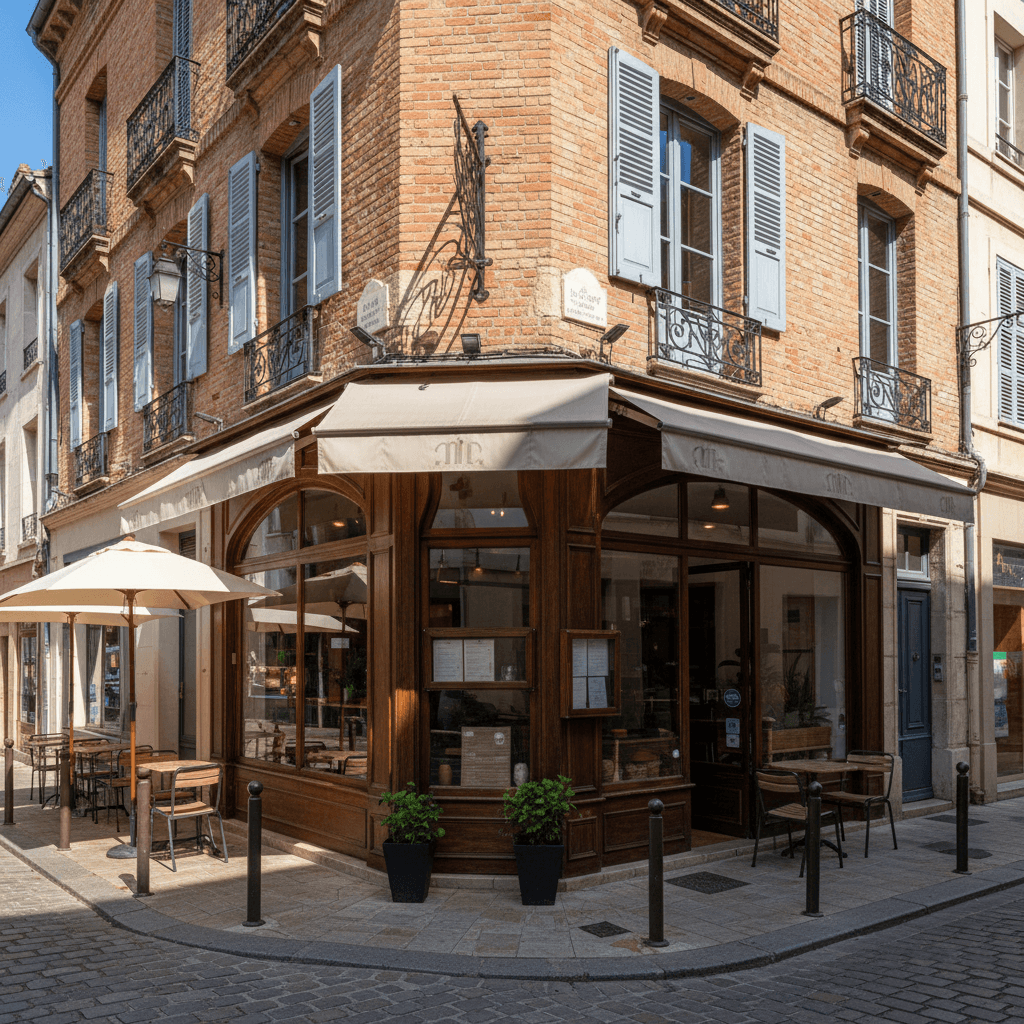 Restaurant 69m² à Toulouse : terrasse - licence IV