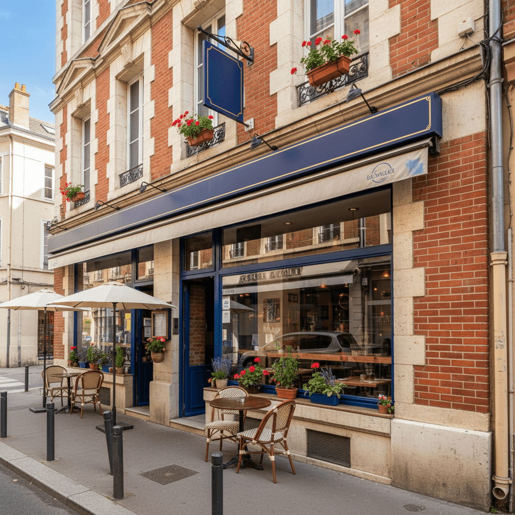 Restaurant 82m² à Toulouse : terrasse - extraction