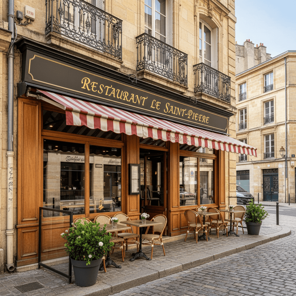 Restaurant 120m² à Bordeaux : terrasse - licence IV