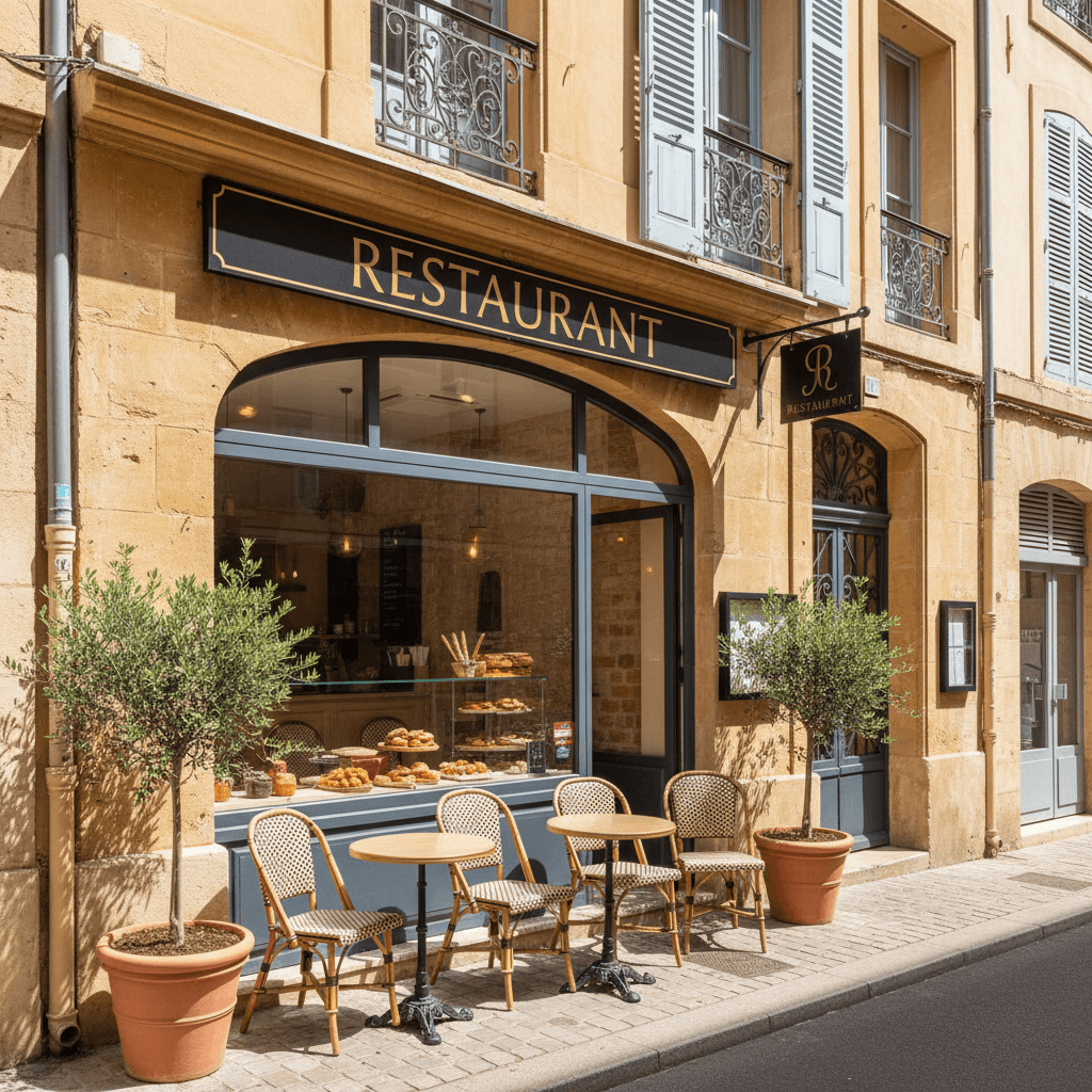 Restaurant 130m² à Marseille : terrasse - extraction