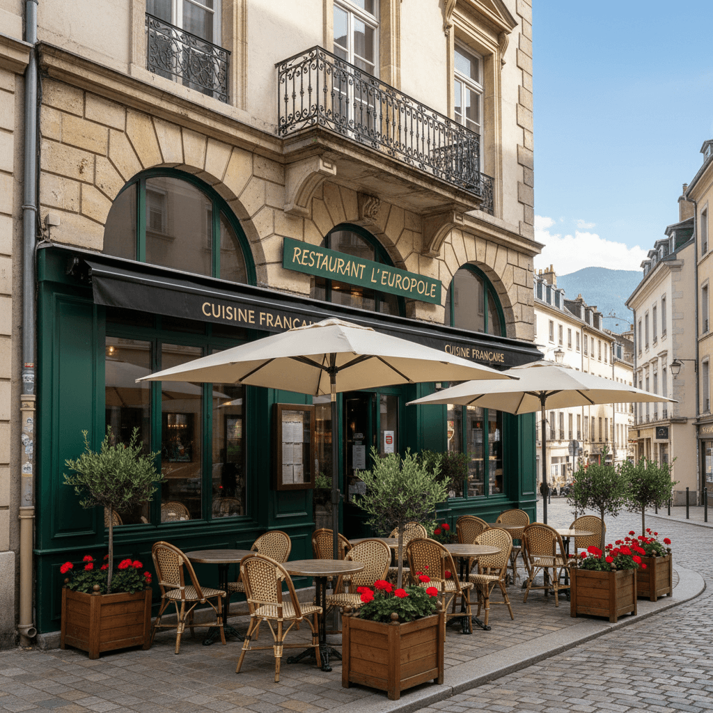 Restaurant 166m² à Grenoble : terrasse - licence IV