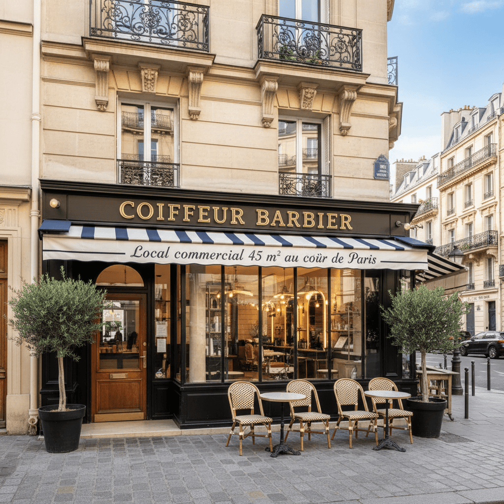 Local commercial 45 m² au cœur de Paris