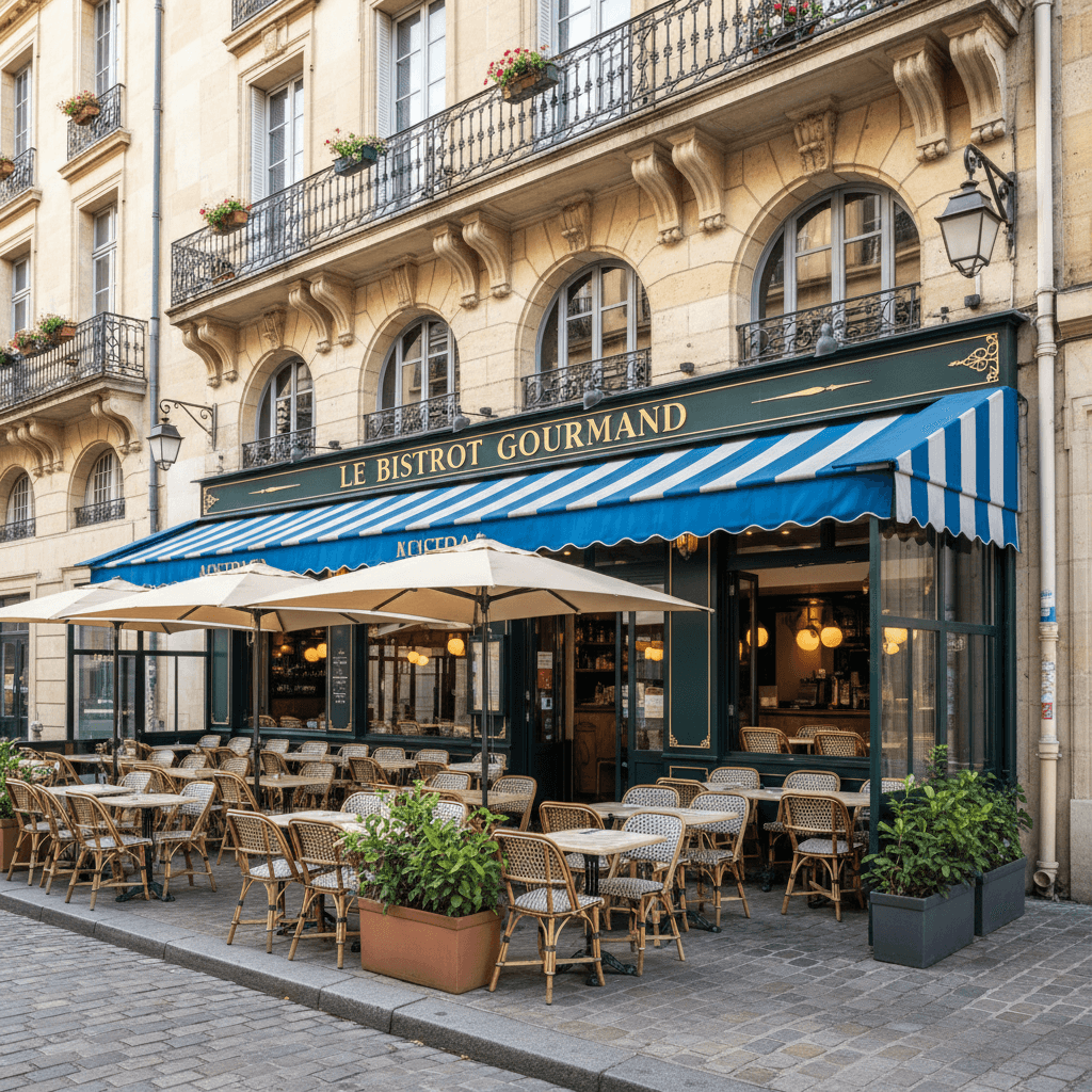 Restaurant 75m² à Bordeaux : terrasse - licence IV