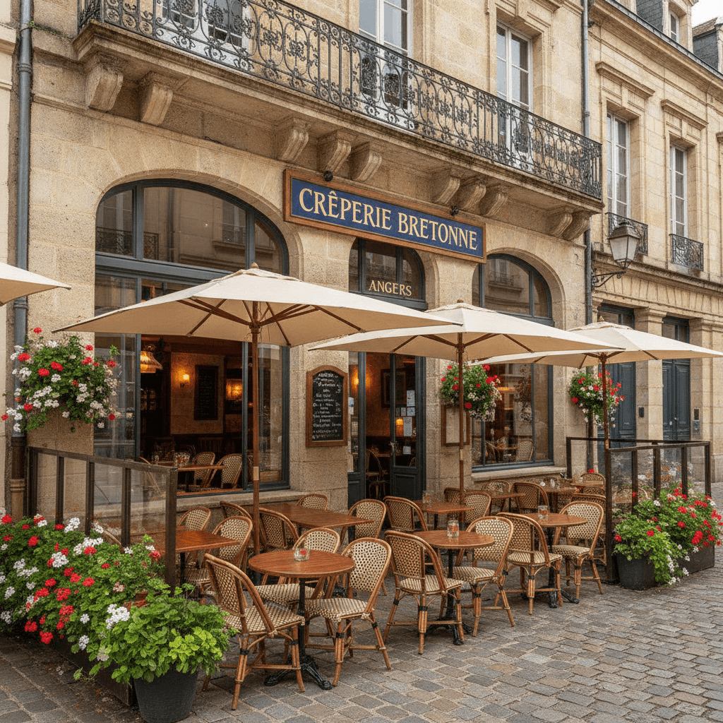 Restaurant à Angers : terrasse