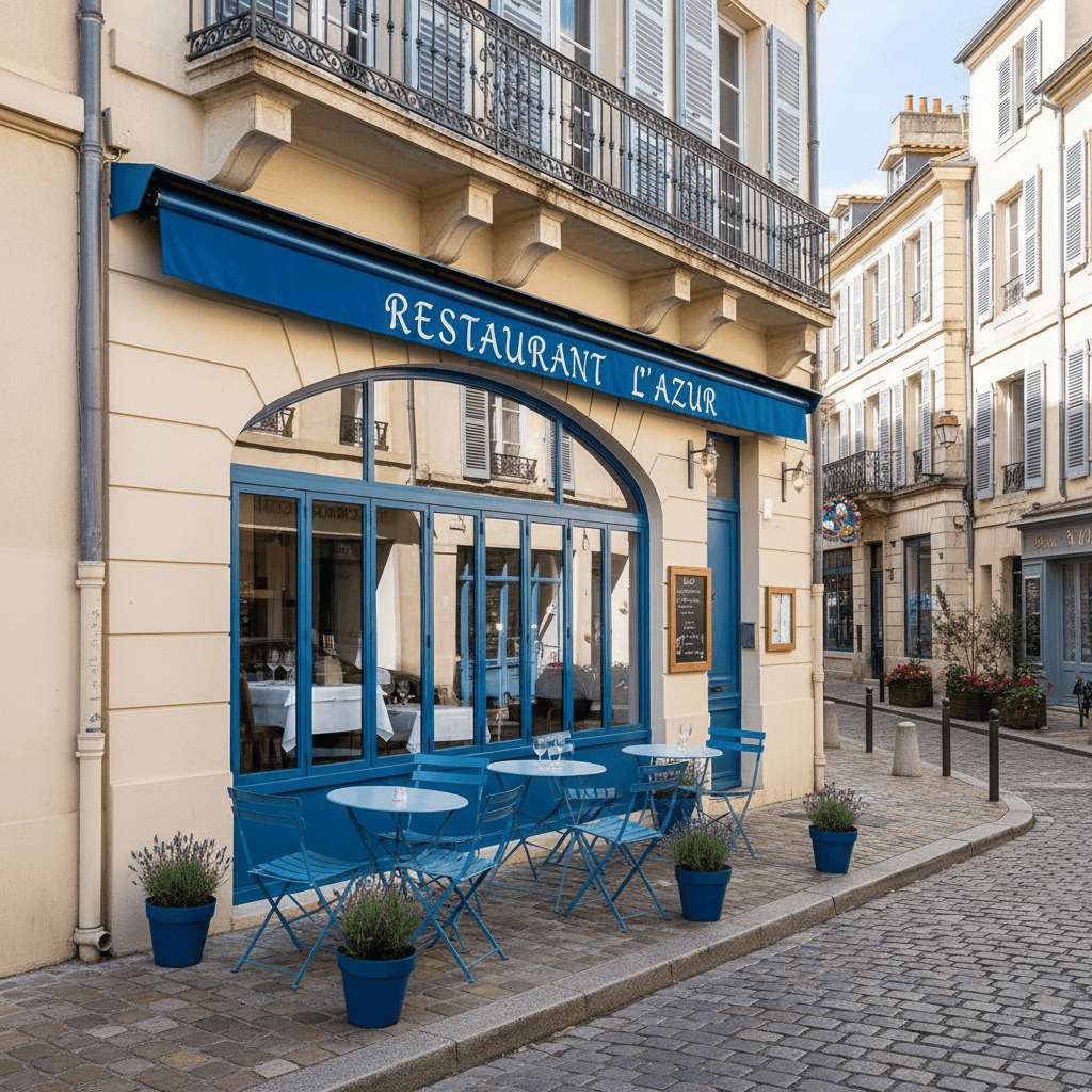 Restaurant 84m² à Toulon : terrasse - extraction