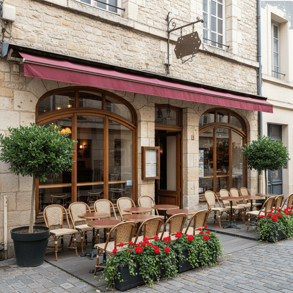 Restaurant 70m² à Nantes : terrasse - licence IV