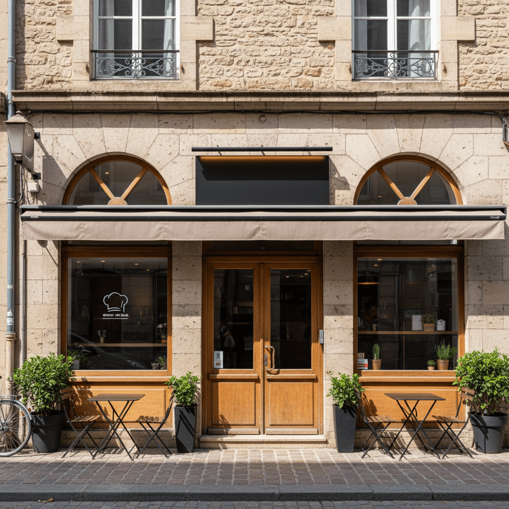 Dark kitchen 112m² à Clermont-Ferrand : cuisine équipée