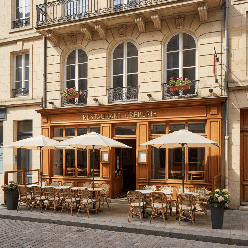 Restaurant 70m² à Nantes : terrasse