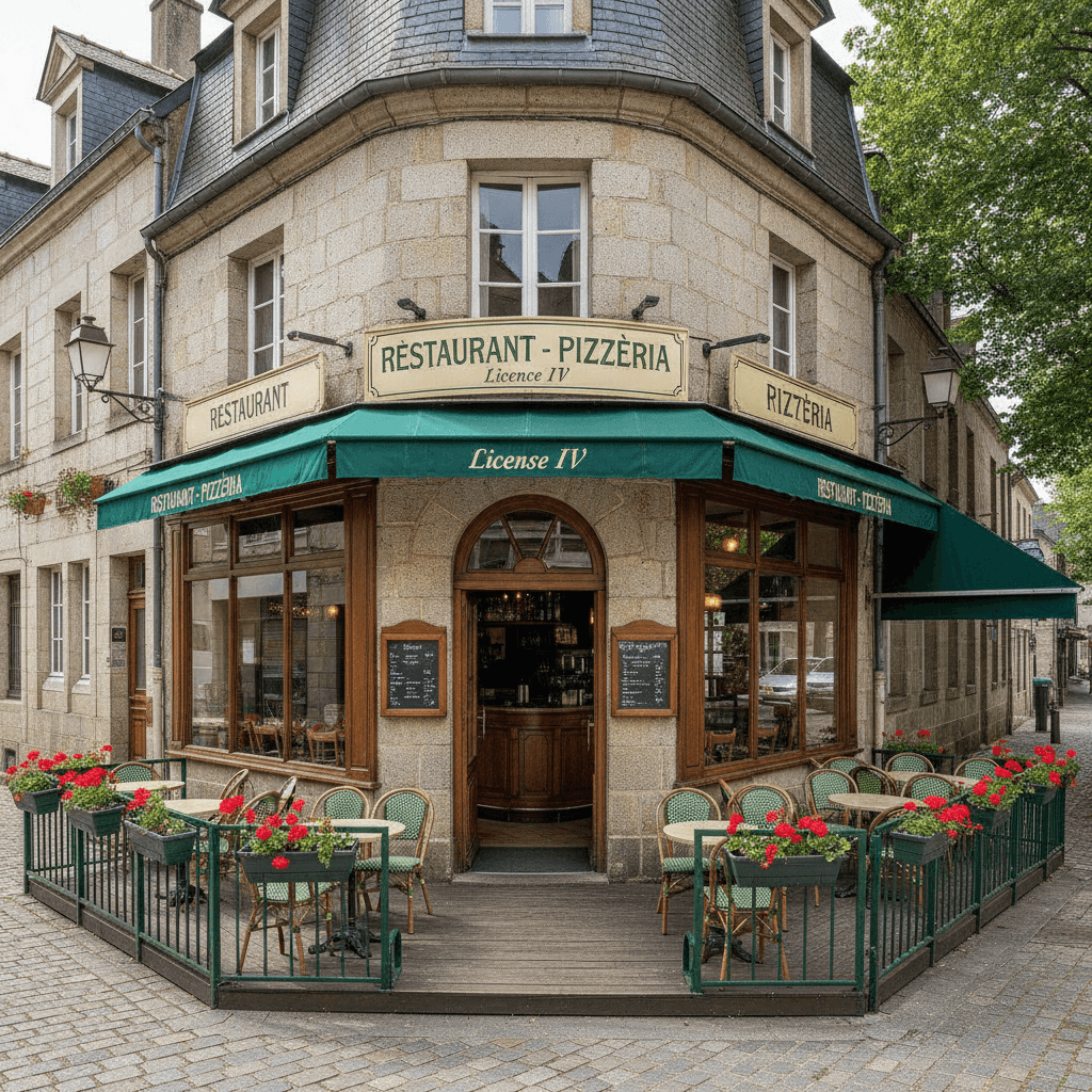 Restaurant à Rennes : terrasse - licence IV