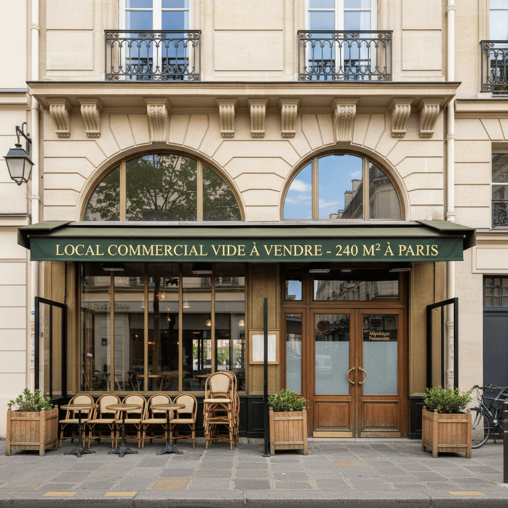 Local Commercial Vide à Vendre - 240 m² à Paris