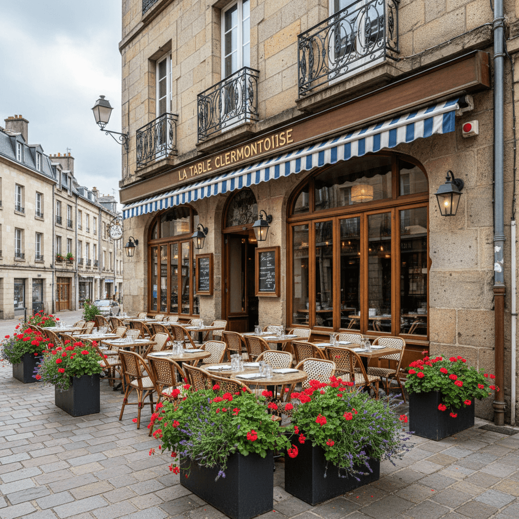 Restaurant 182m² à Clermont-Ferrand : terrasse - extraction