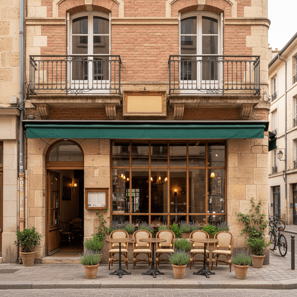 Restaurant à Toulouse : terrasse - extraction