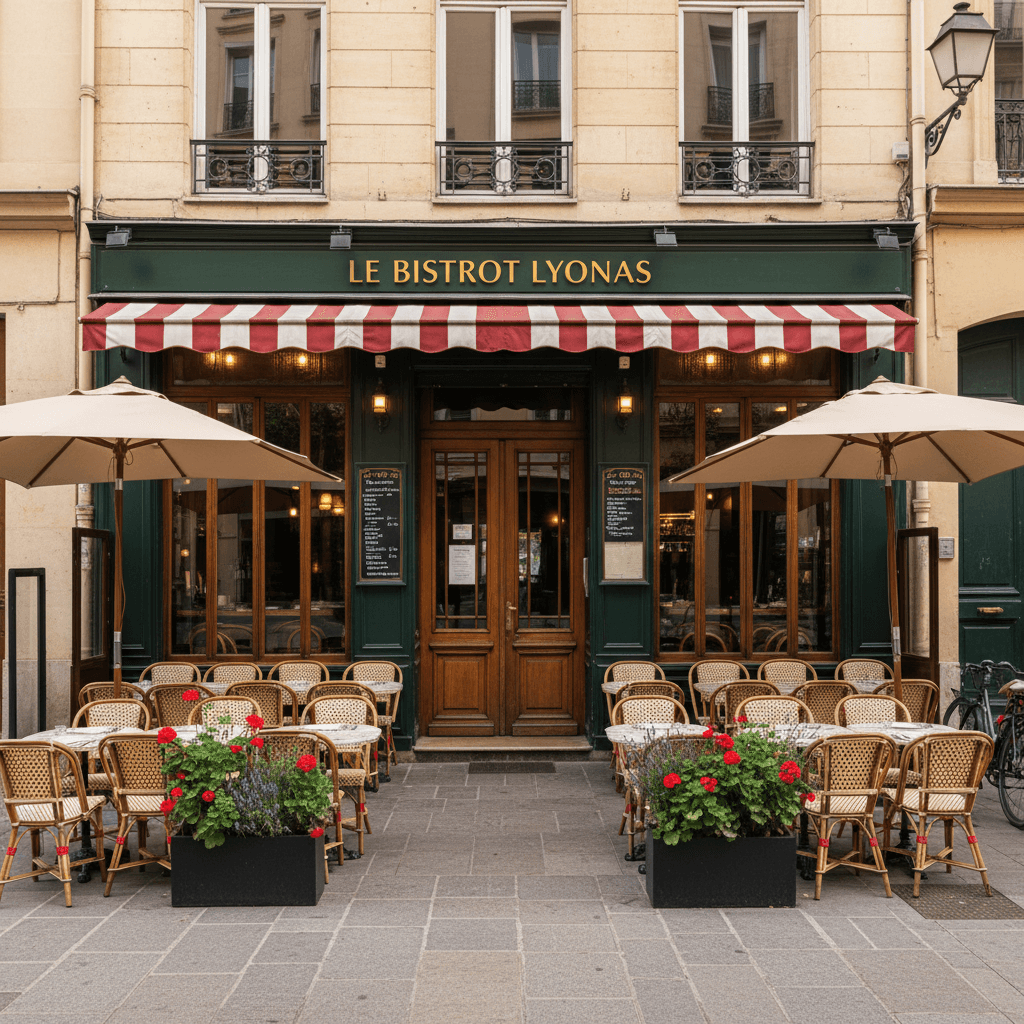 Restaurant 100m² à Lyon : terrasse - extraction