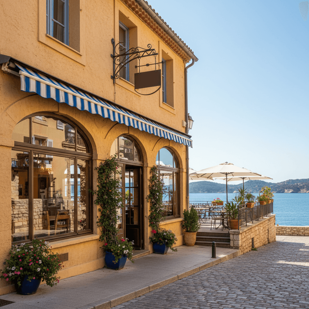 Restaurant à Marseille : terrasse - licence IV