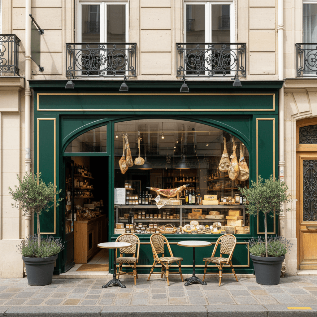 Épicerie fine à Paris, emplacement stratégique