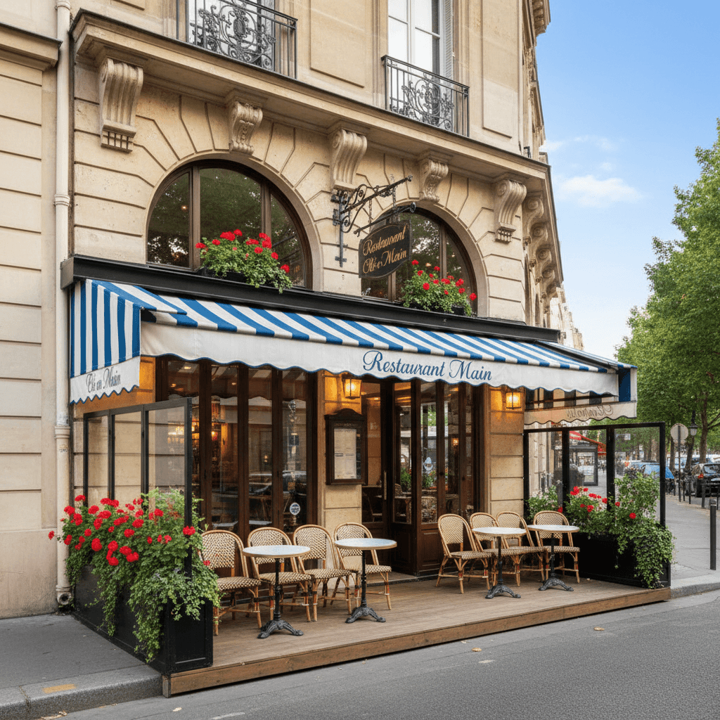 Restaurant clé en main à Paris - 49 m² avec terrasse