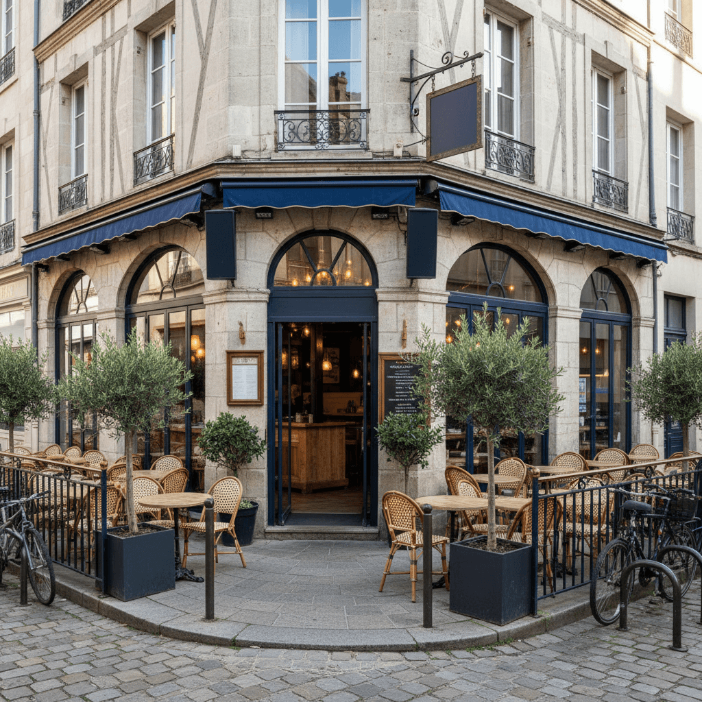 Bar-brasserie à Rouen : terrasse - licence IV