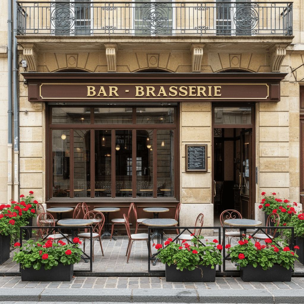 Bar-brasserie 55m² à Bordeaux : licence IV