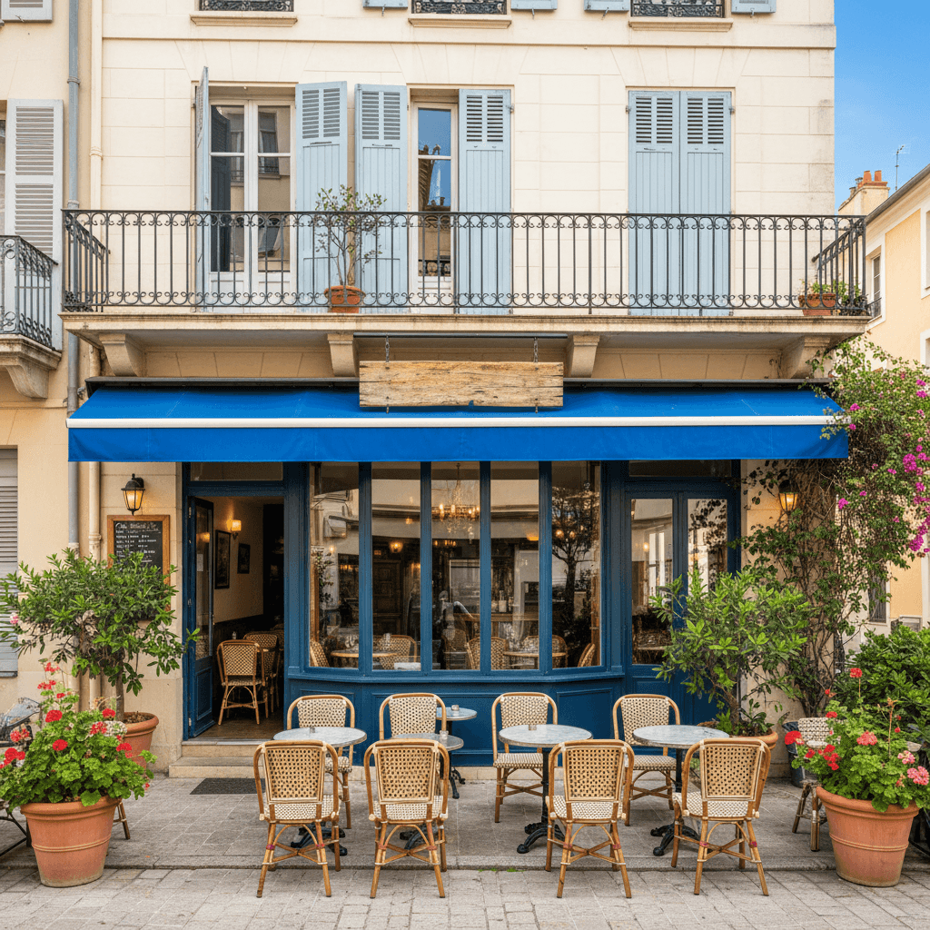 Restaurant 45m² à Nice : terrasse - licence IV