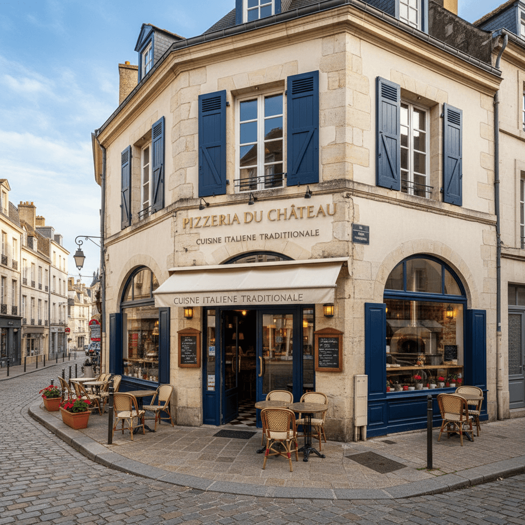 Pizzeria en Angle sur Axe Passant à Nantes