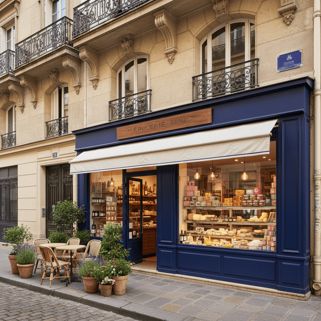 Épicerie fine à Paris - 45 m² au cœur de la ville
