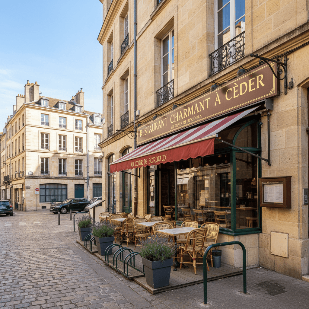 Restaurant 75m² à Bordeaux : terrasse - licence IV