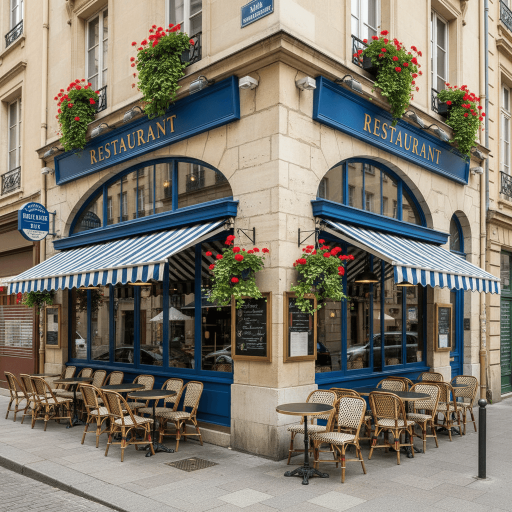Restaurant 90m² à Lyon : terrasse