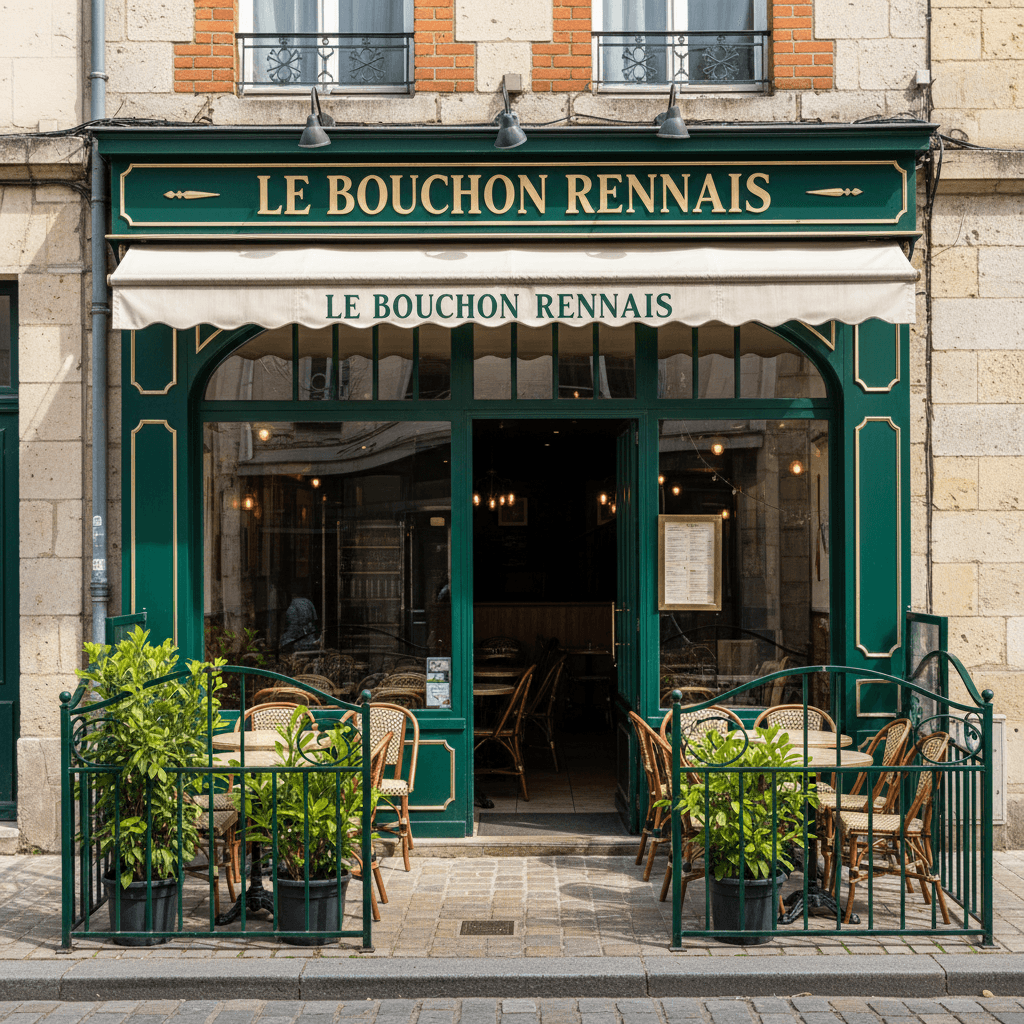 Bar-brasserie 100m² à Rennes : terrasse - licence IV