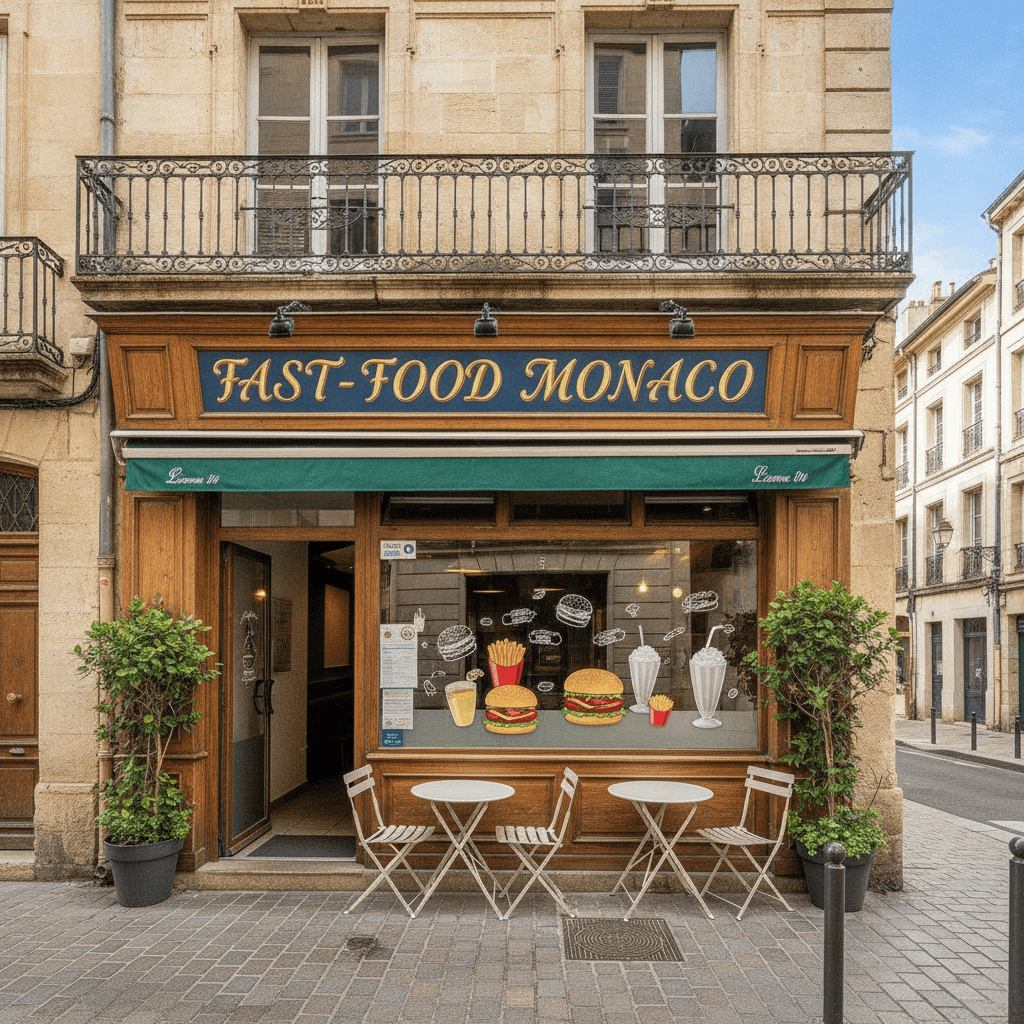 Fast-food 25m² à Montpellier : terrasse - licence IV
