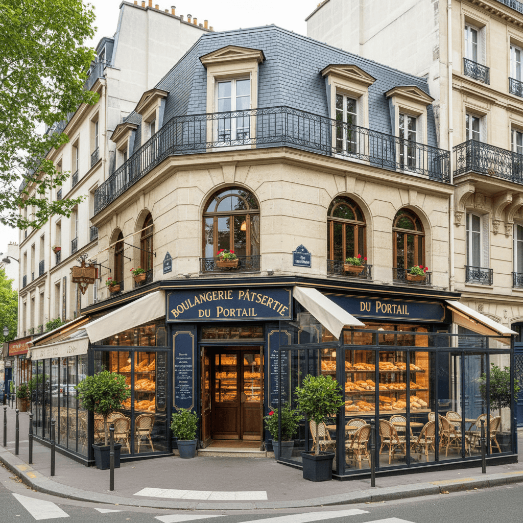 Local commercial à Paris : boulangerie avec terrasse