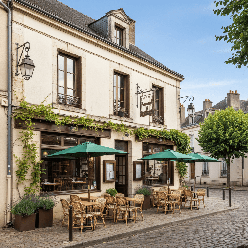 Restaurant 278m² à Saint-André-De-Cubzac : terrasse - extraction