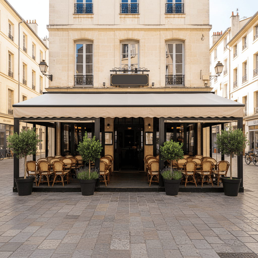 Bar-brasserie à Marseille : terrasse - licence IV