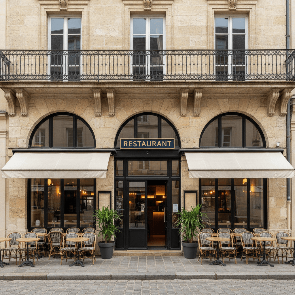 Restaurant 100m² à Reims : terrasse - licence IV