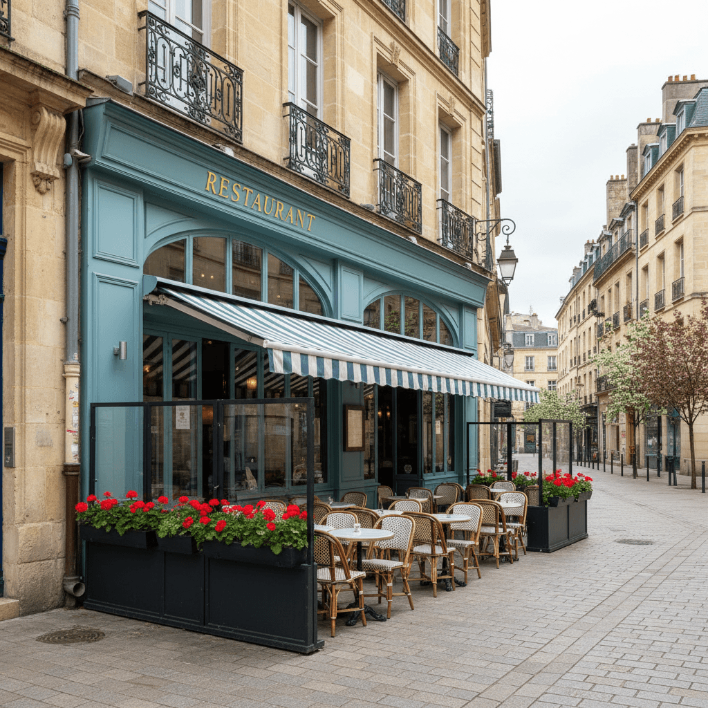 Restaurant 100m² à Bordeaux : terrasse - licence IV