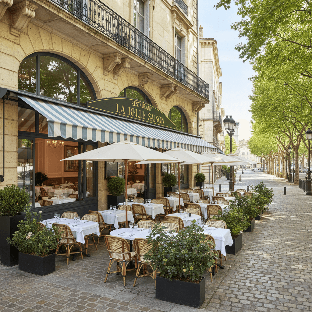 Restaurant 295m² à Montpellier : terrasse - extraction